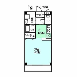 グランピア南陽【102号室】の間取り