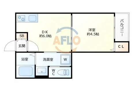 ユーコート四貫島【1階】の間取り