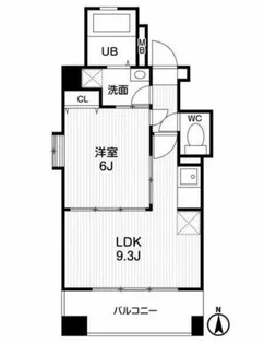 アーデンタワー立売堀【3階】の間取り