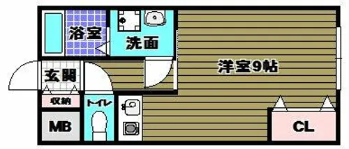 グレイス西山台【3階】の間取り