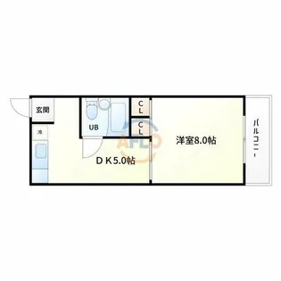 エクセレンスハイツ【4階】の間取り