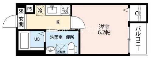 ペトリコール砂田【3階】の間取り