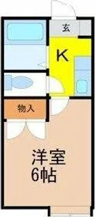 ピュア小豆坂【1階】の間取り