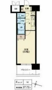 スプランディッド京橋EAST【2階】の間取り