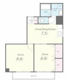 セイワパレス森ノ宮南【2階】の間取り