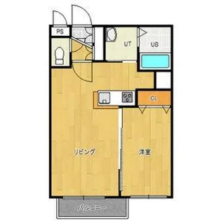 ミエル【4階】の間取り