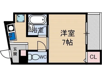 ローズヒル茨木【201号室】の間取り