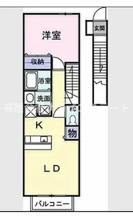 ドリーム新町【201号室】の間取り