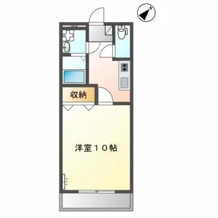 アビーロード【1階】の間取り