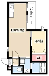 Warren morimakitown Ⅰ【101号室】の間取り