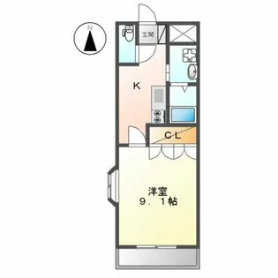 M78プラネット【2階】の間取り