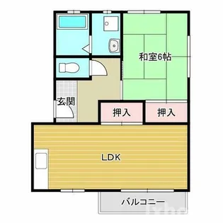 ハイツTADA【2階】の間取り