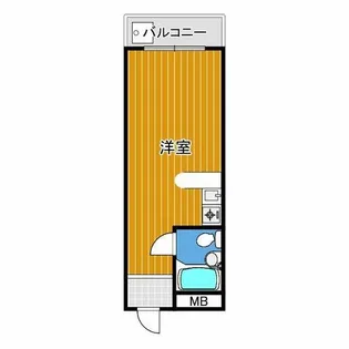 ドゥメゾンド喜志【1階】の間取り
