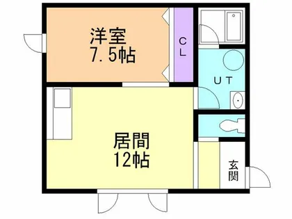 ハイツひとみ27【101号室】の間取り