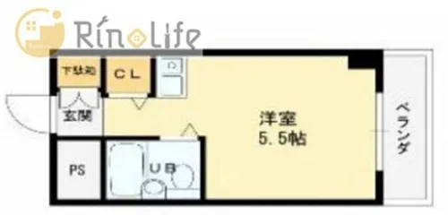ソルトバレイ楽音寺【1階】の間取り