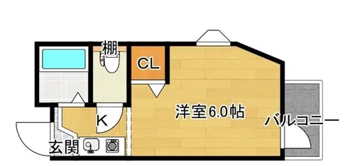メゾンオパル【3階】の間取り