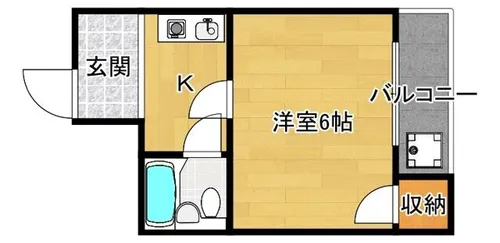 ライズワン下新庄【3階】の間取り