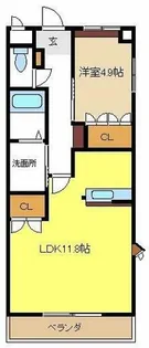 レインボーシティ・SⅡ【3階】の間取り