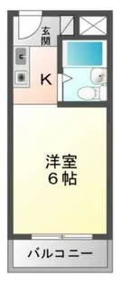 ヴィラ守口【3階】の間取り