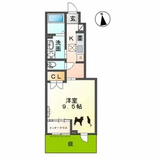 レヴァータⅡ【1階】の間取り