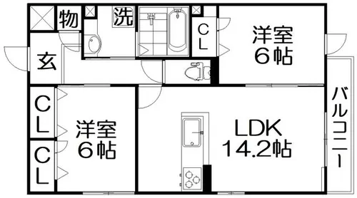 EMOUVOIR【2階】の間取り