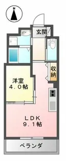 ソレイユ・ルヴァン赤坂【2階】の間取り