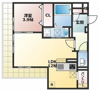 D-Residence天之川【2階】の間取り