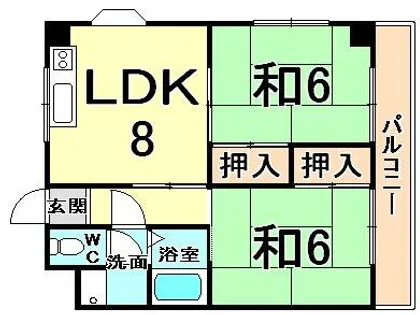 スリージェ甲子園口1【3階】の間取り