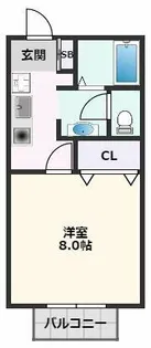 マインハイム片山【1階】の間取り