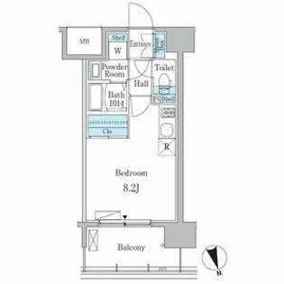 ルーエ今池【13階】の間取り
