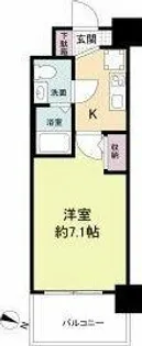 セレニテ福島カルム【2階】の間取り