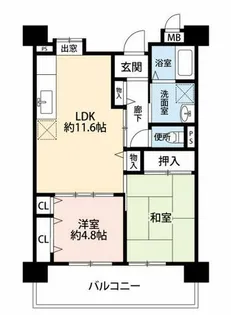 OPH堺少林寺【1-203号室】の間取り