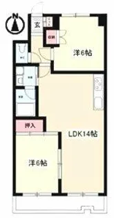 ラ・メゾン伊藤【5階】の間取り