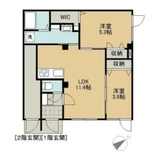Beside北円山【1階】の間取り