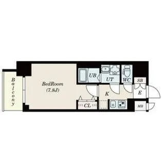 CREST TAPP新栄【9階】の間取り