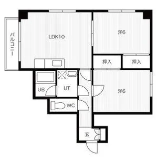 スクエア21【4階】の間取り