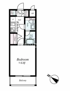 ピュアドームリージェント薬院【3階】の間取り