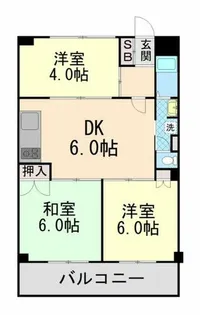 サンライフつちや【202号室】の間取り