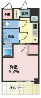 エスリード大阪イーストエッジ【5階】の間取り