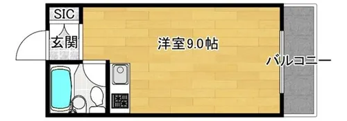 コーポ春日【3階】の間取り