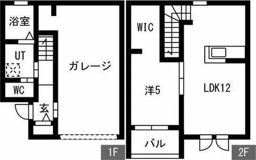 愛知県東海市高横須賀町上池田【一戸建】の間取り