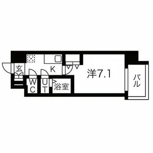 LIVIAZ OSAKA Verite【7階】の間取り