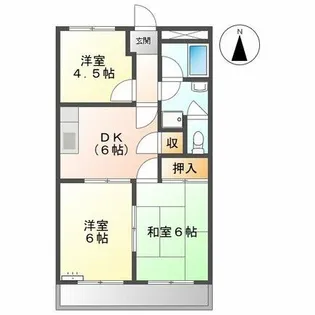 ダイナーズハイツ【3階】の間取り