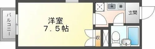 メゾンドマリオ【2階】の間取り