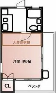 コンセール関山【1階】の間取り