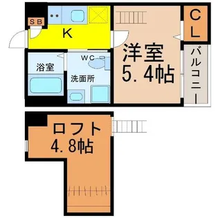 Plage(プラージュ)【2階】の間取り