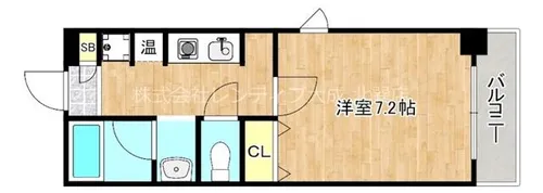 ジュネス今里【4階】の間取り