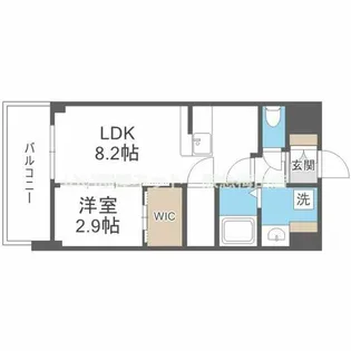 セレニテ天六ミラク【11階】の間取り