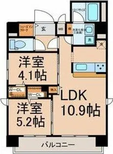 Z・R東別院【7階】の間取り
