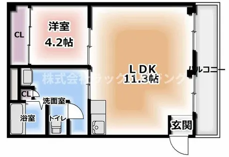 山本マンション【3階】の間取り